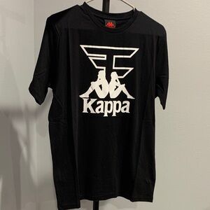 Faze Clan Kappa Black Tee with Iconic Logo